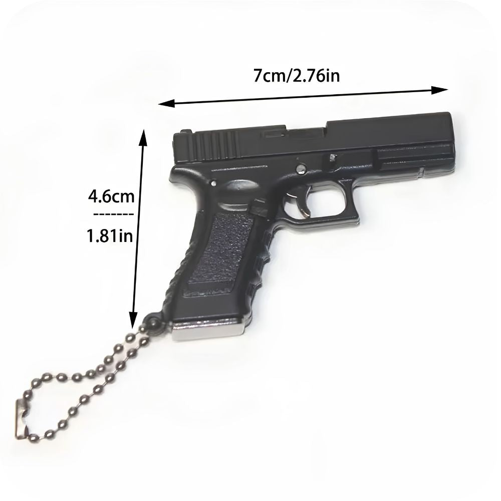 Mini G17 Tactical Metal Fidget Keychain
