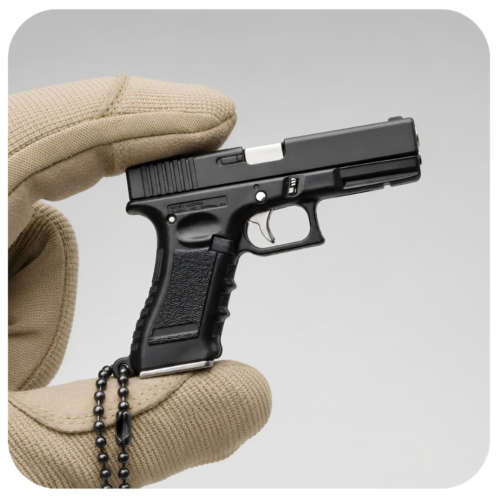 Mini G17 Tactical Metal Fidget Keychain